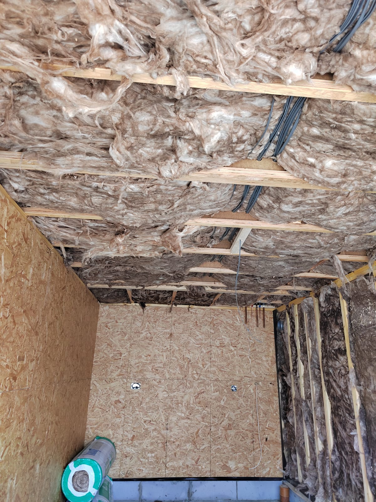 Insulation completed work
