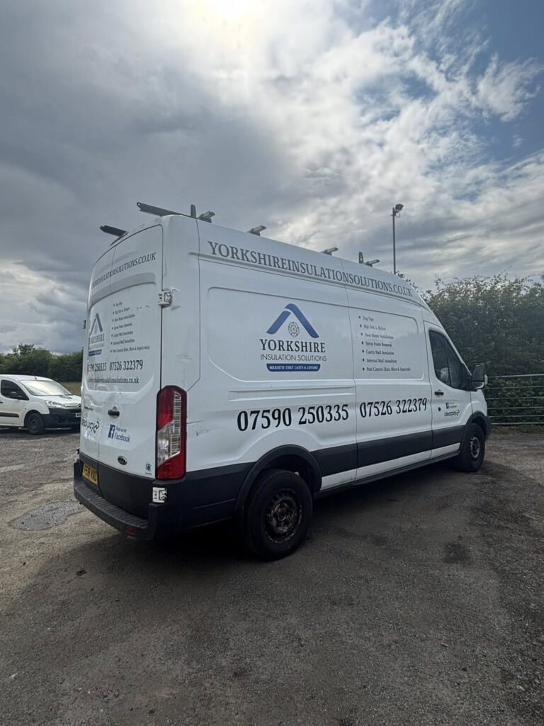 Yorkshire Insulation team van on site